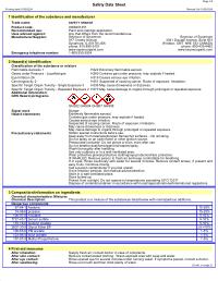 Safety Data Sheet