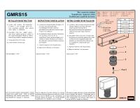 Installation Instructions