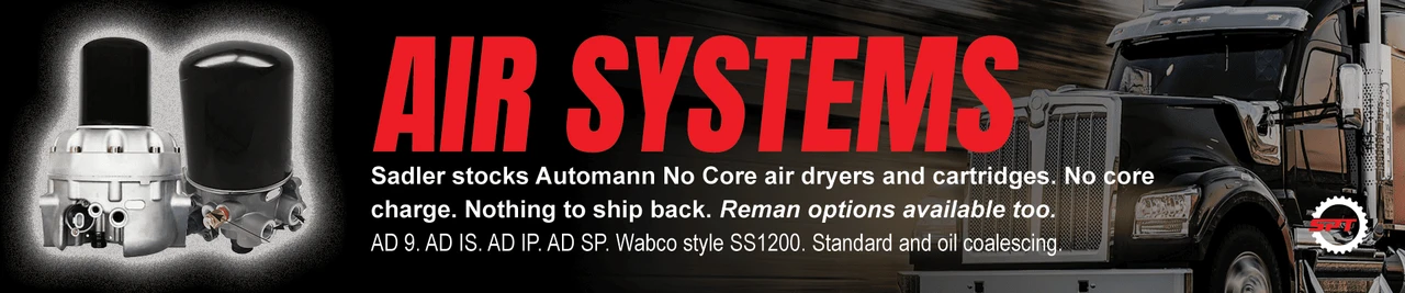 Air Systems air dryers and cartridges