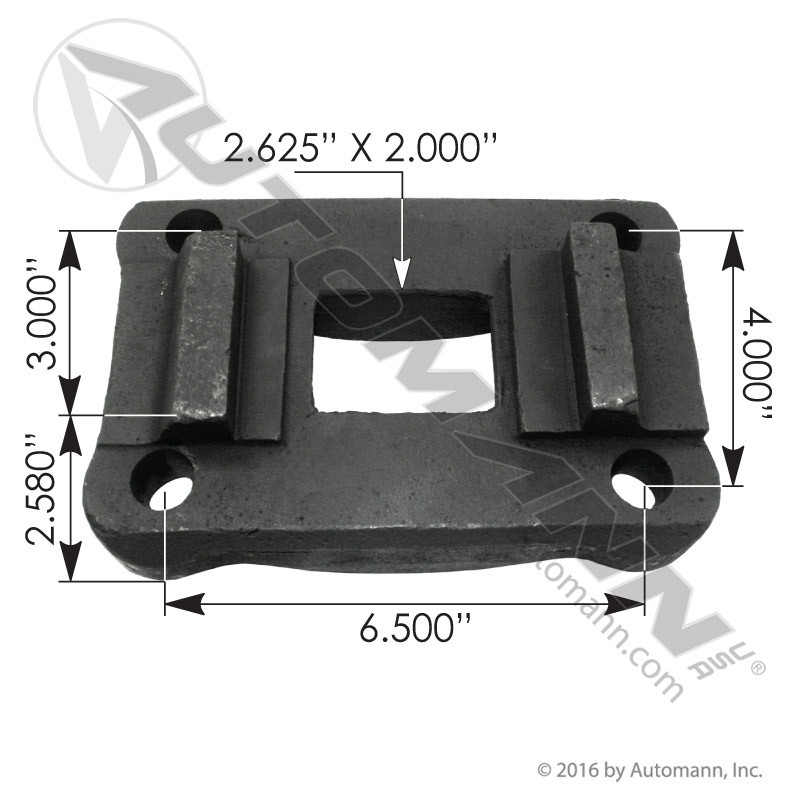 M552 IH NAVISTAR U BOLT BOTTOM PLATE Sadler Power Train Inc