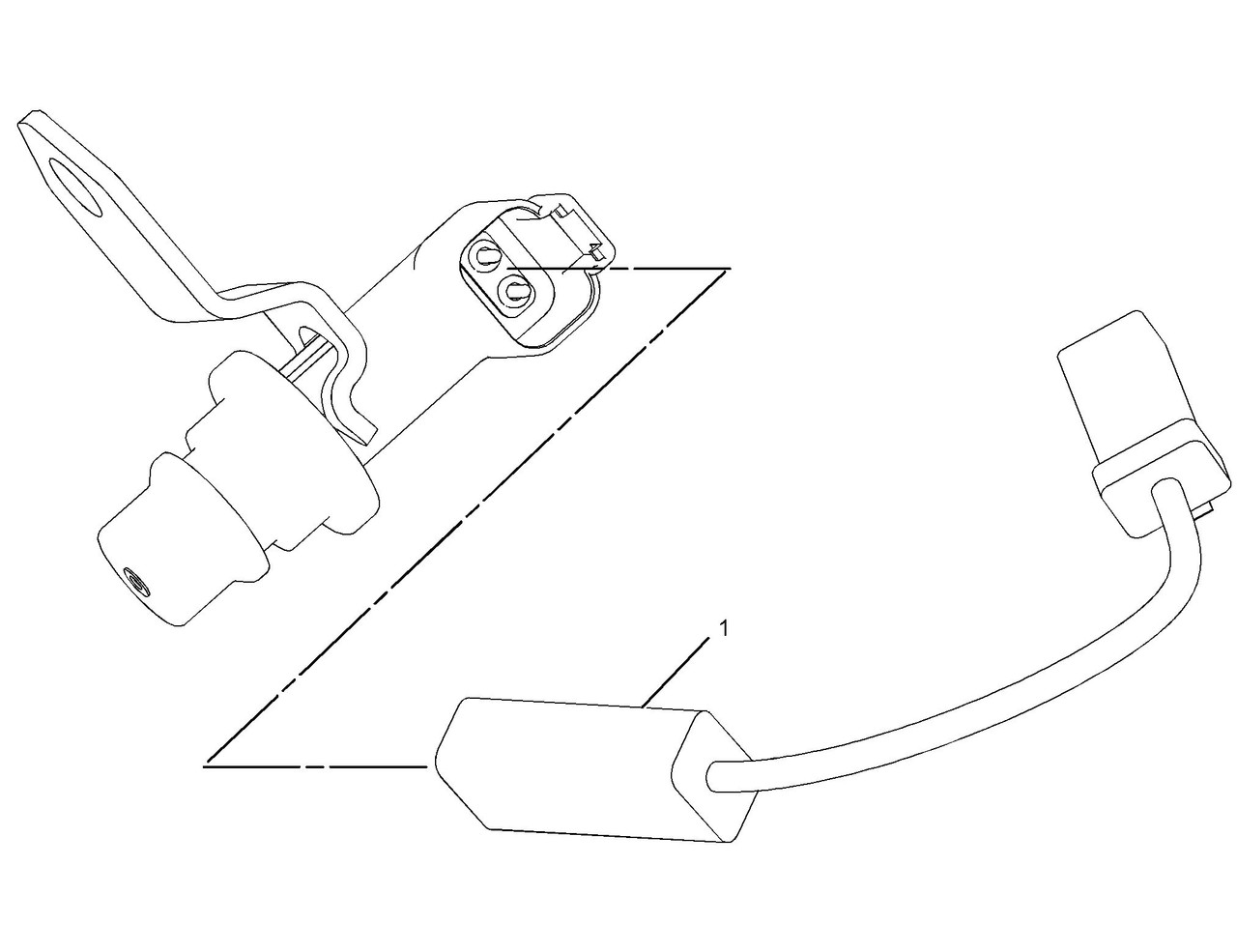 CAT 279-9829 Crank Shaft Sensor