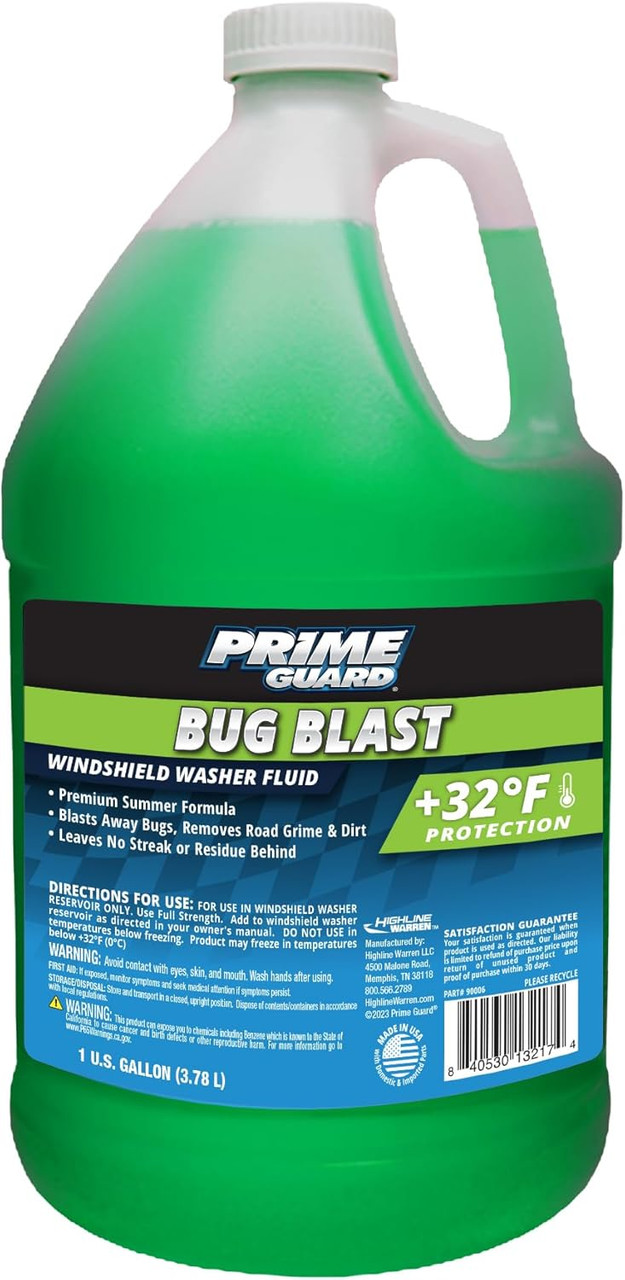 ウイルスバスター Prime Guard M90006 Bug Wash Windshield Solvent - 1 Gal