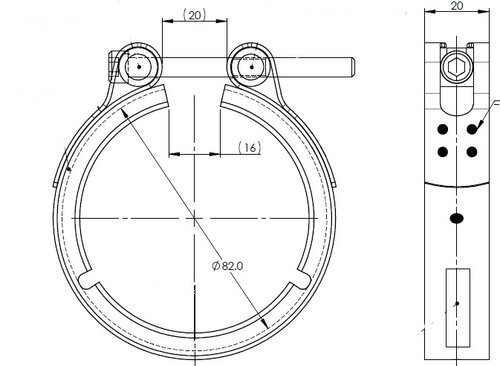 DINEX 58813 Exhaust Clamp: EPA10