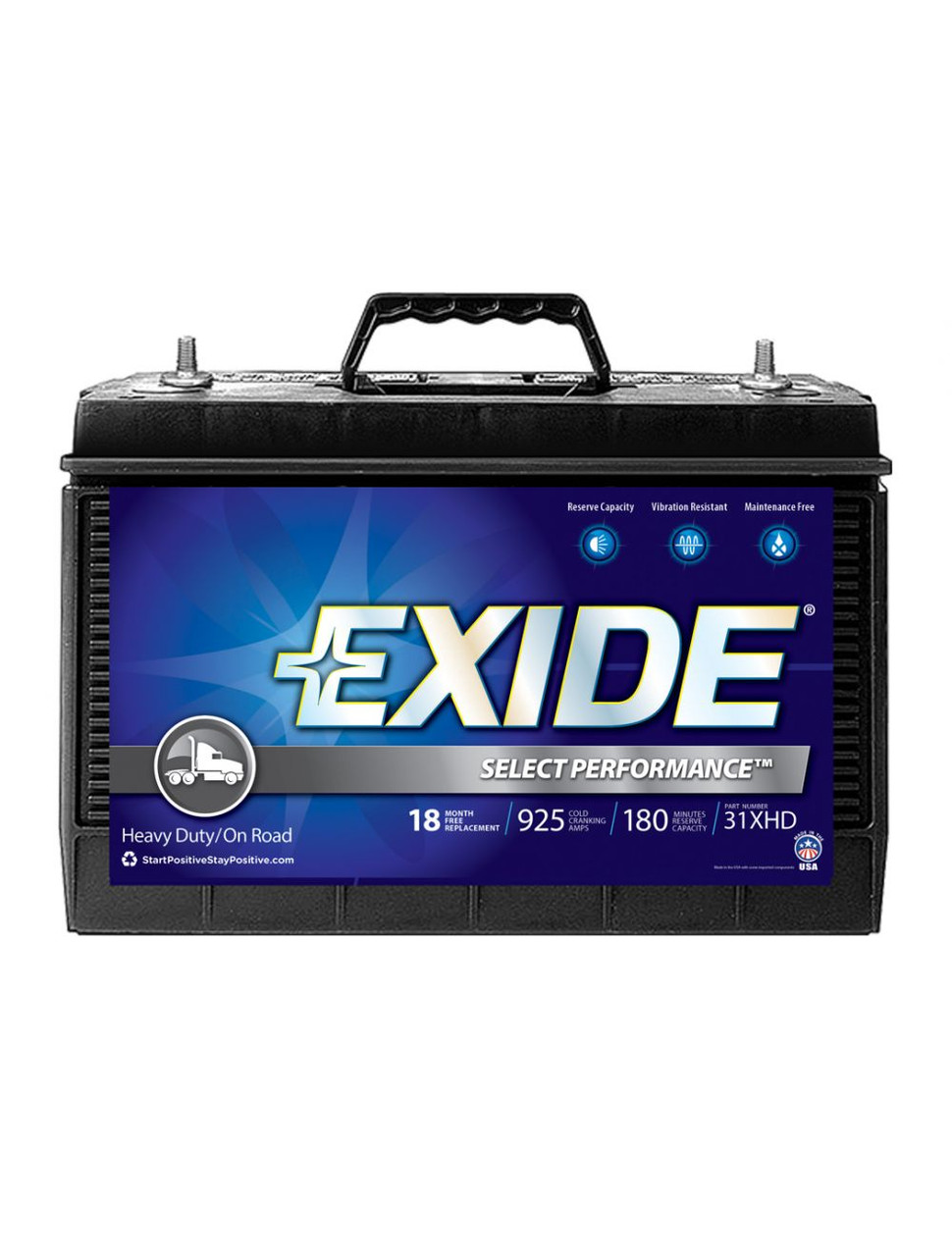 EXIDE S31XHD-EX: 925 CCA Battery