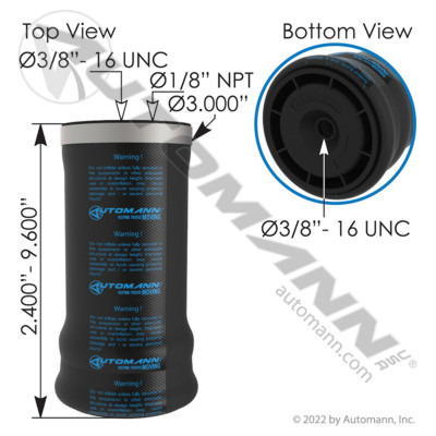 ABSZ70-7108 IH NAVISTAR CAB AIR SPRING - Sadler Power Train Inc