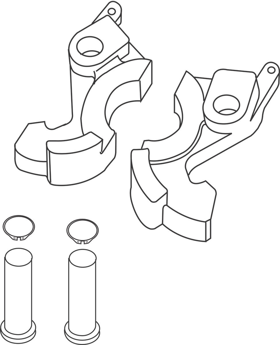 ルーク SAF HOLLAND RK-351-07296 5th Wheel Lock Kit