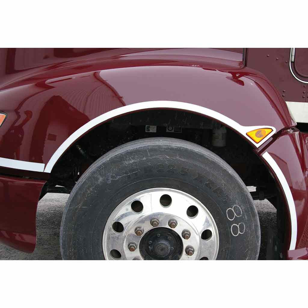 TRUX TFT-KWT660 Fender Trims: Stainless Steel