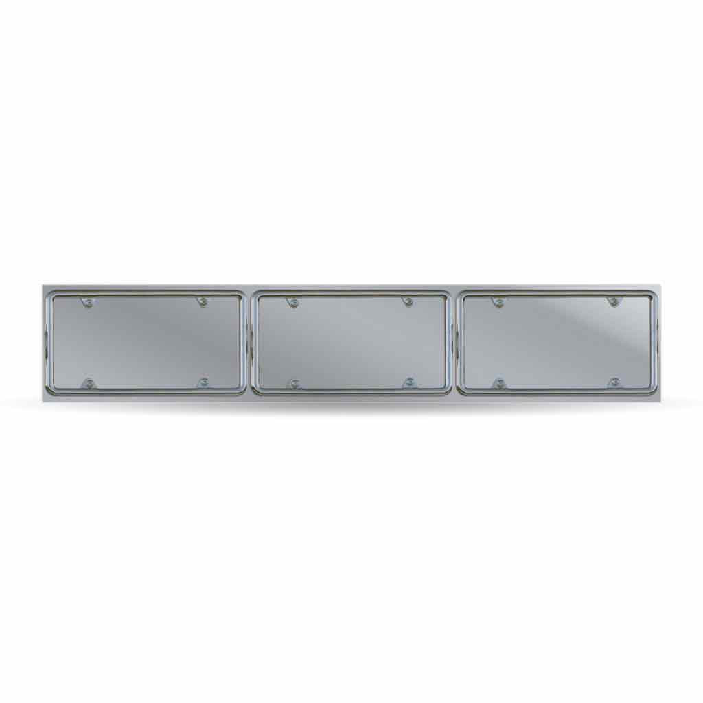 TRUX TU-1714 Triple Plate License Holder