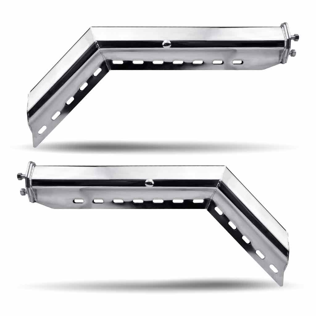 TRUX TU-9227 Chrome Mud Flaps - 30
