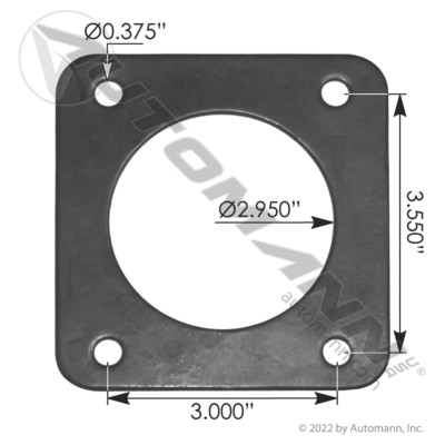 M59356 KENWORTH RADIATOR MOUNT GASKET Sadler Power Train Inc