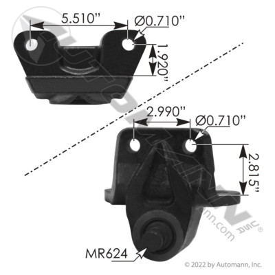 AUTOMANN M6253 Mack Shackle Hanger