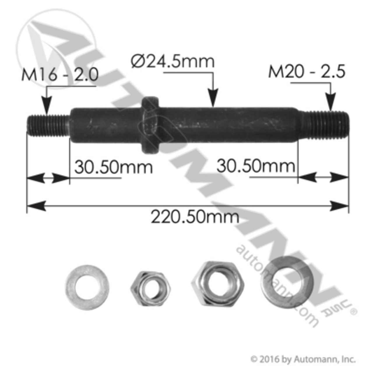 AUTOMANN MK16949 Kenworth Shock Stud