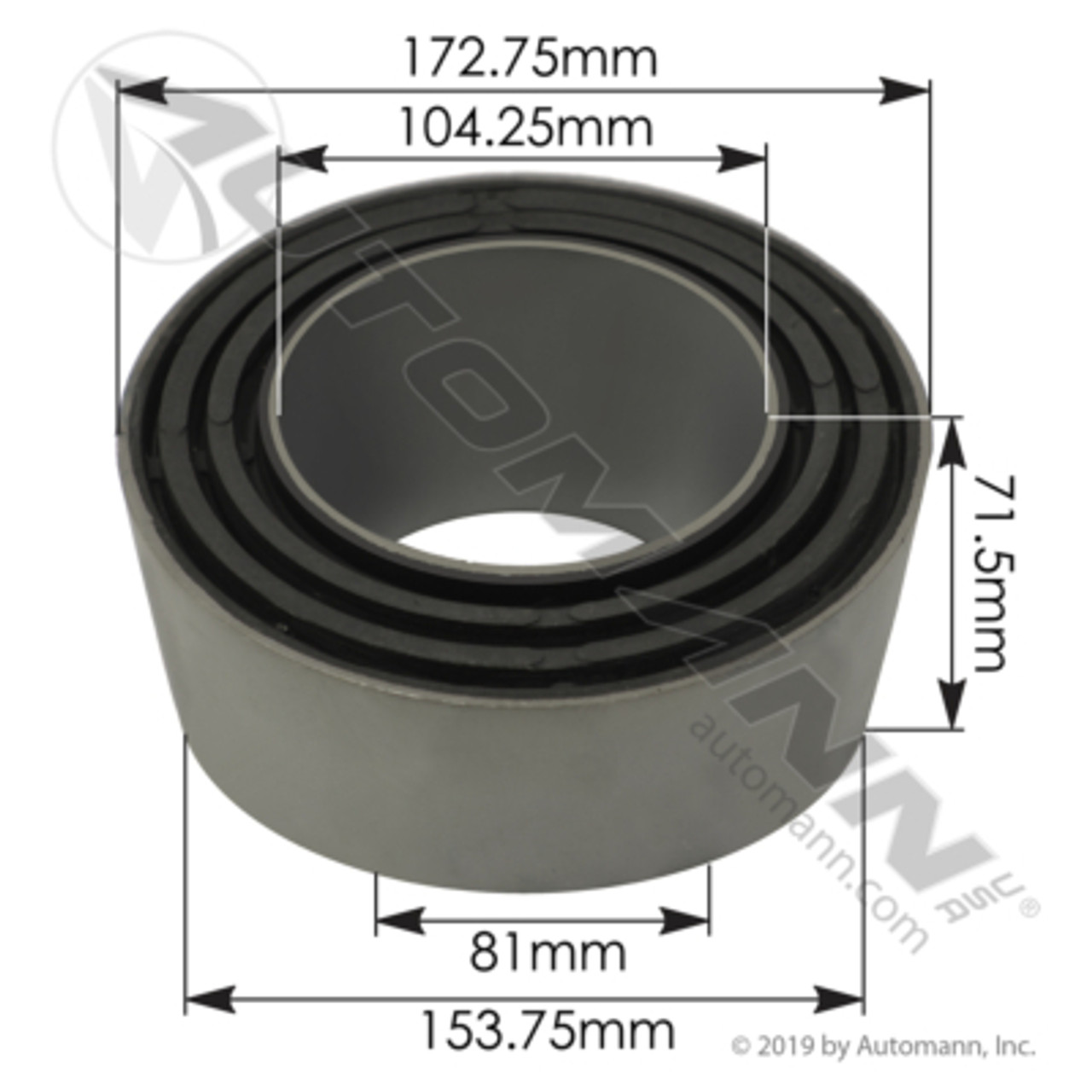 AUTOMANN TRB9652 Volvo Trunnion Bushing