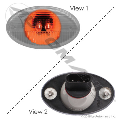 AUTOMANN 564.46353Y Freightliner Hood Lamp