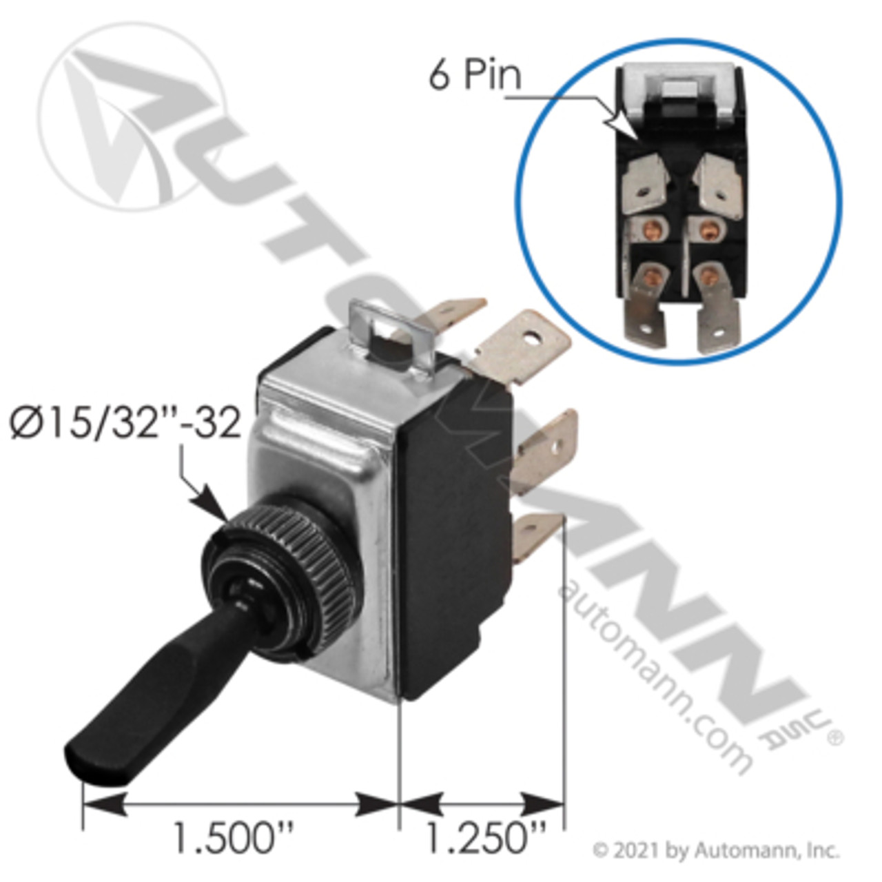 AUTOMANN 577.46601 Freightliner Headlamp Switch