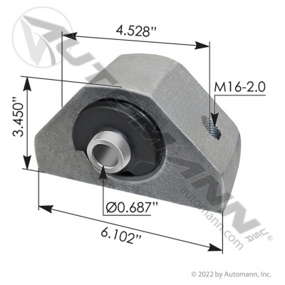 AUTOMANN M59013 Kenworth Cabin Mount