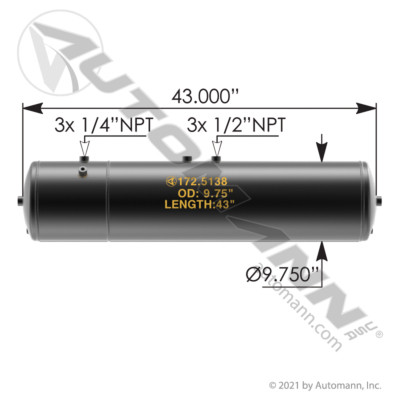AUTOMANN 172.5138 IHC Air Tank Steel