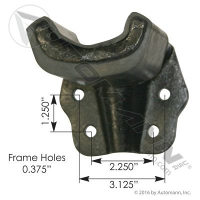 M1922 FORD F450 F550 REAR SPRING HELPER BRACKET Sadler Power Train Inc