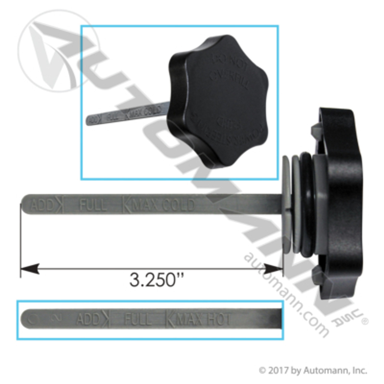 572.55001 POWER STEERING CAP DIPSTICK IHC Sadler Power Train Inc