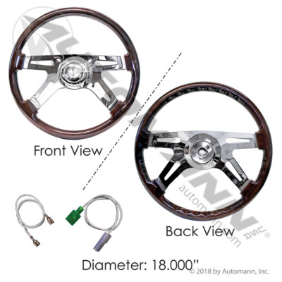 562.46001SW FREIGHTLINER STEERING WHEEL Sadler Power Train Inc