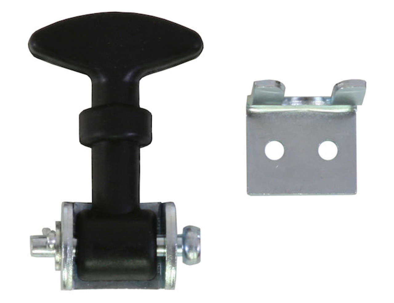 Buyers WJ202 Hood Catch: Rubber, Heavy Duty