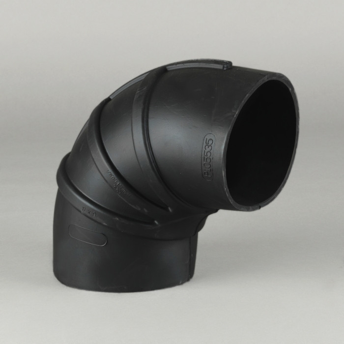 Donaldson P206348 Exhaust Elbow - 5 Inch OD-ID, 90 Degree Bent Pipe For Truck & Equipment