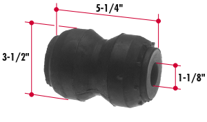 N120 NEWAY RUBBER BEAM BUSHING Sadler Power Train Inc