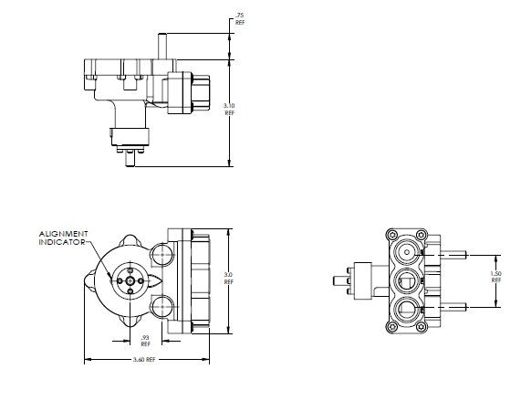 Haldex 90554905 Height Control Valve