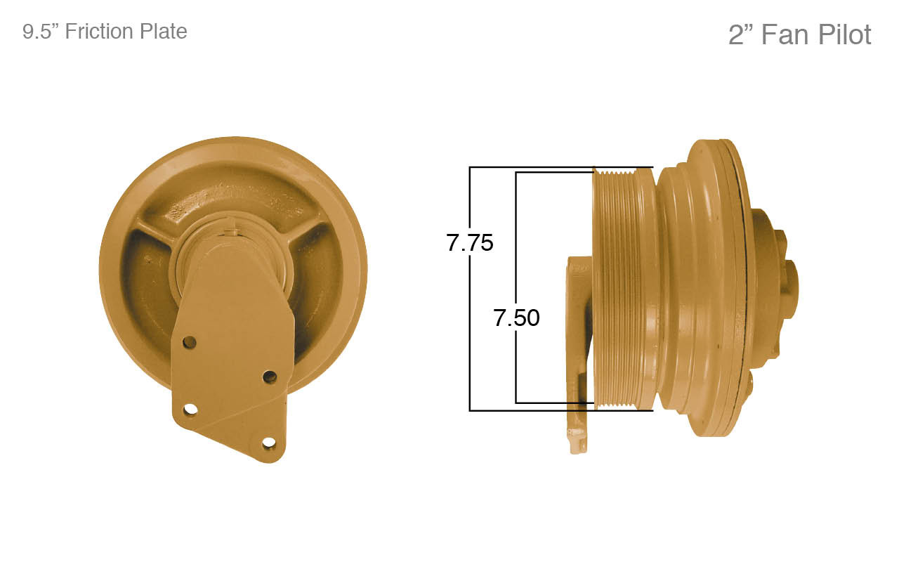 KIT MASTERS 91090 Fan Clutch - 36-Month Warranty