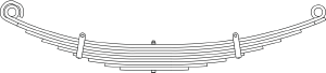 Spring Asm Leaf 46-178 FRTLINER LEAF SPRING ASM. - Sadler Power Train Inc
