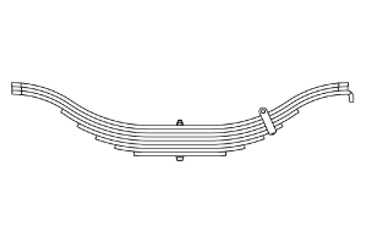 TRA2710 HUTCH TRAILER LEAF SPRING Sadler Power Train Inc