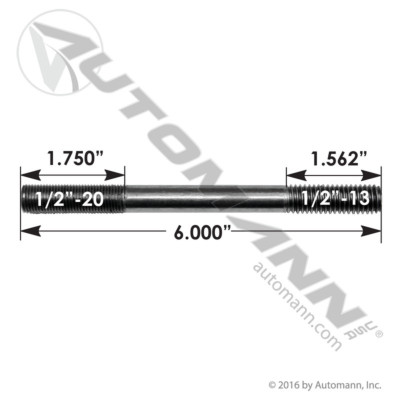 MPB75177 PETERBILT AIR SPRING STUD Sadler Power Train Inc
