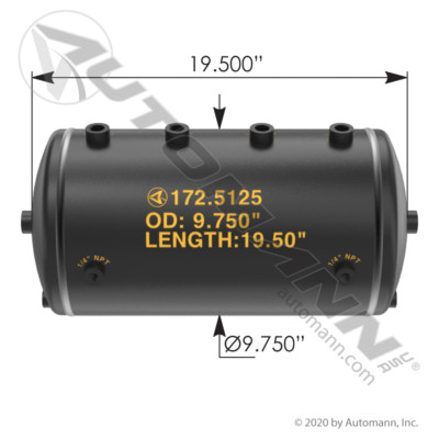 AUTOMANN 172.5125 KW Kenworth Air Tank