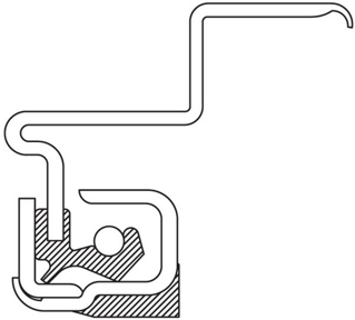 NATIONAL 100263 Meritor Seal - 4.948