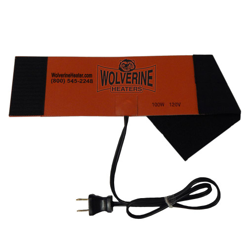 3400124 SILICONE PAD, FUEL FILTER - 100W, 120V, 4" (10 CM) X 9" (23 CM)