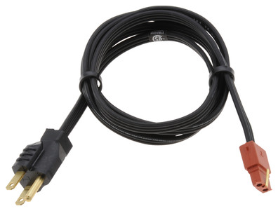 3600003 REPL CORD, 120V, STRAIGHT, SILICONE, RECTANGULAR HTR TERM, 5' (1.5M) LONG