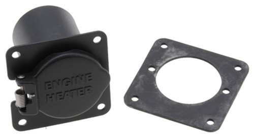 3600088 WEATHERPROOF RECEPTACLE - FOUR HOLE SQUARE FLANGE - PAINTED