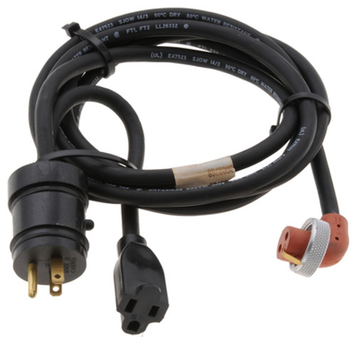 8608792 WEATHERPROOF POWER CORD, PARALLEL Y CORD, 120V, 15A, 10'X1'