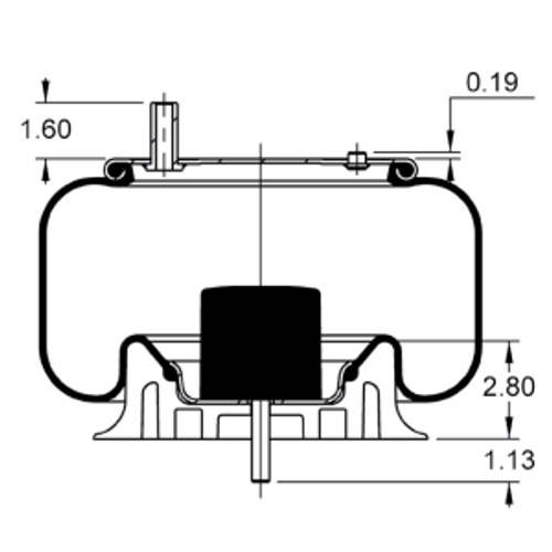 AS-8024 NEWAY AIR BAG SPRING CONTI