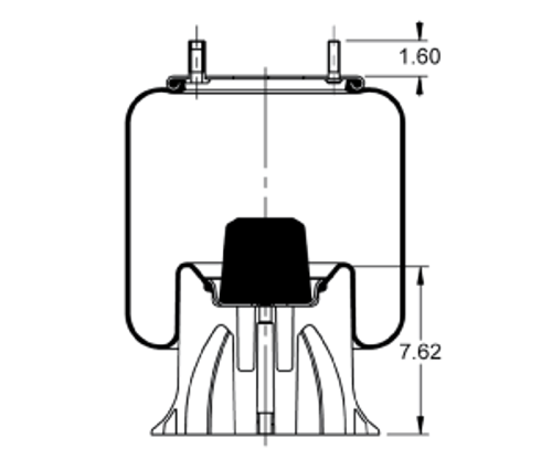 AS-8321 FRUEHAUF AIR SPRING CONTITEC