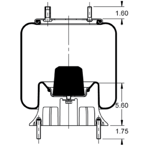 AS-8351 VOLVO AIR SPRING CONTITECH