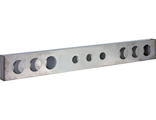 Buyers LB8663SST - 66 Inch Stainless Steel Light Bar with Round Cutouts for Municipal Salt Spreaders