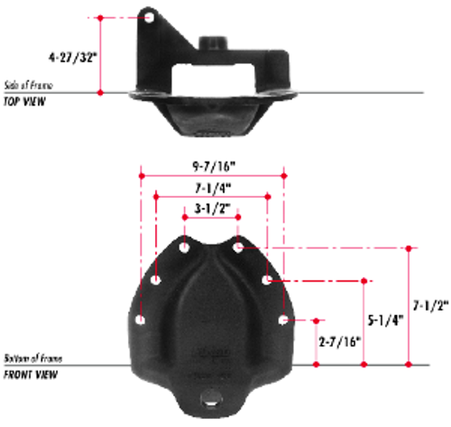 E529-55 IH NAVISTAR SPRING HANGER