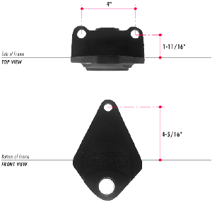 Attacco Per Balestra Molle Da 1.75 Pollici - Altezza Bullone 4.25 - Modello E4139 - Foto 4
