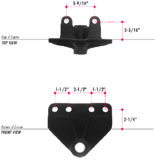 Flagg E608-55 - Navistar IH Spring Hanger for Heavy Duty Trucks