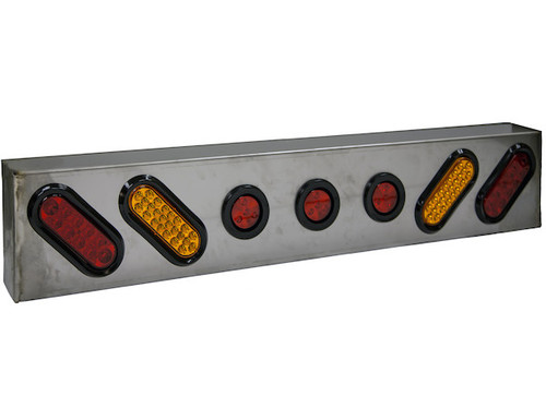 Buyers 8891145 - 44 Inch Oval LED Light Bar Kit for Municipal Spreaders with DOT-Approved Lights