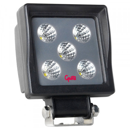 Grote BZ201-5 - BriteZone 4 Inch Square LED Work Light, 1100 Lumens, Flood Pattern