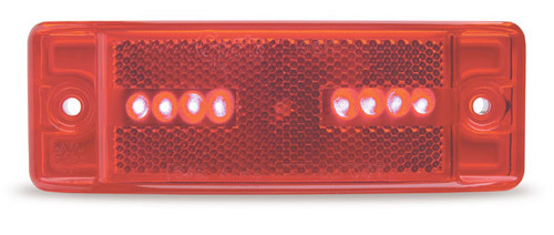 G2102 RED HI COUNT LED TURTLEBACK