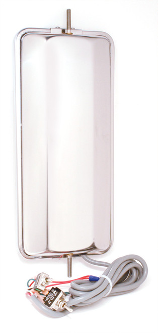 28461 MIRROR 7'' X 16'' STAINLESS STEEL REMOTE CONTROL H