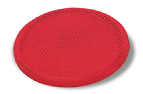 41002 REFLECTOR 2'' ROUND RED STICK-ON